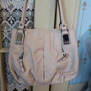 Leather Shoulder Bag Tignanello EUC Nude/Blush
